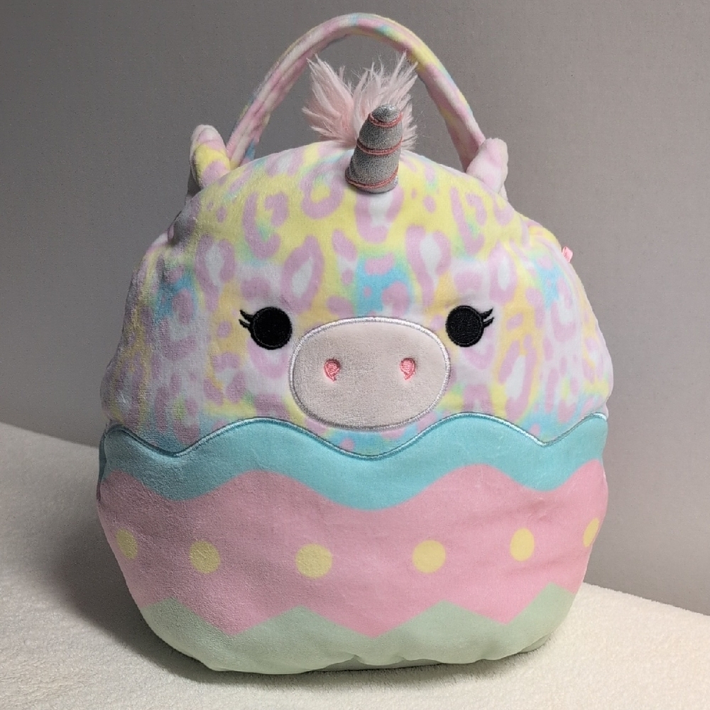 Squishmallows Unicorn Pig Easter Basket